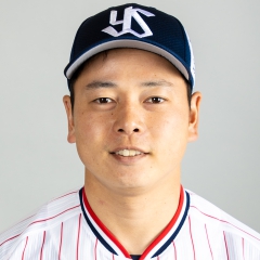 東京ヤクルトスワローズ山崎晃大朗選手ビジターユニフォーム
