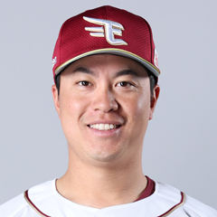 楽天イーグルス 渡辺佳明選手48 着用Vジャン 東北楽天ゴールデンイーグルス 渡邊 佳明 選手情報 プロ野球｜スポーツ